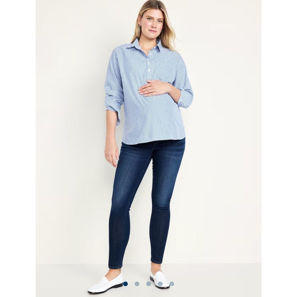 NEW~ Old Navy Maternity Full Panel Skinny Jeans 2